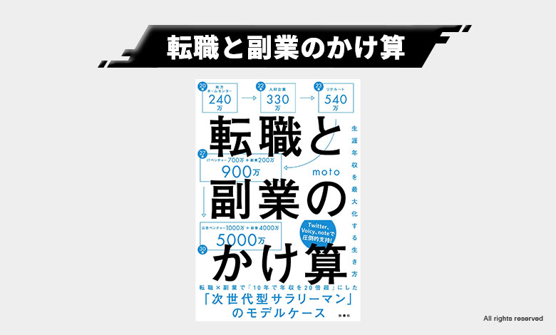 転職と副業のかけ算 キャリアアドバイザー 適職本
