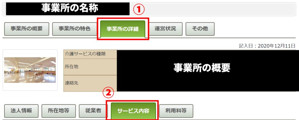 介護施設 利用者情報 見方